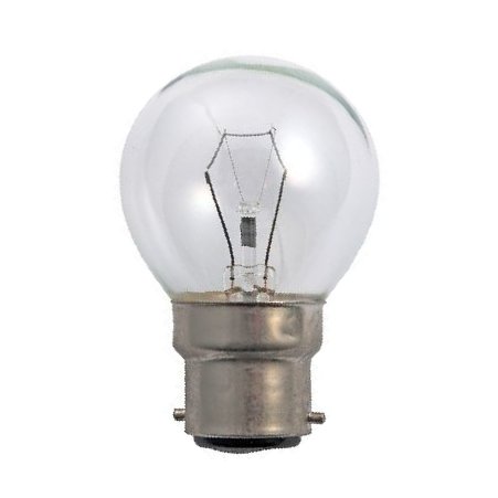 Ovenlamp kogel 25W B22d 230V 300° helder